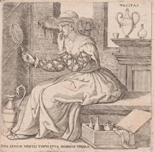 Vice Prints: Vanity, 1545-50. Creator: Enea Vico