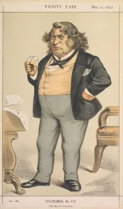 Vanity Fair: Statesman, No. 113 The Massive Grievance, 1872. Creator: Thomas Nast