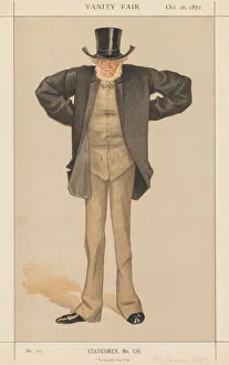 1872 Prints: Vanity Fair: Statesman, No. 128 Newcastle-on-Tyne, 1872. Creator: James Tissot (French
