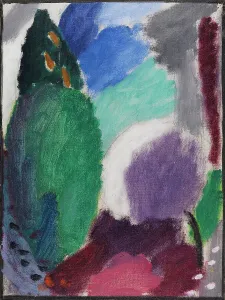 Javlensky Prints: Variation: Cool Spring, 1916. Creator: Javlensky, Alexei, von (1864-1941)