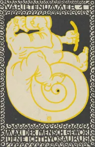 Sausage Gallery: Variety Act 1: Maxi the Ichthyosaurus Turned Man (Varietenummer 1: Maxi der Mensch Gewor D... 1907)