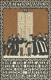 Burger Collection: Variety Act 12: One for All, All for One or a Glimpse through the Keyhole (Varietenummer 1... 1907)