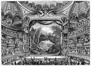 Stalls Prints: A Variety Of Amusements, French Theatre, 1789, (1885)
