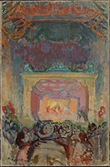 Variety Show Prints: The Variety Theatre in Paris, 1912. Creator: Magnus Enckell