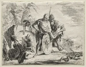 1696 1770 Prints: Various Caprices: The Astrologen and the Young Soldier. Creator: Giovanni Battista Tiepolo