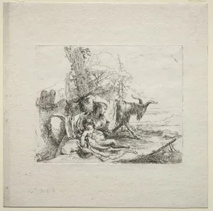 1696 1770 Prints: Various Caprices: The Woman with Tambourine