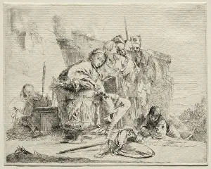 1696 1770 Prints: Various Caprices: Young Man Seated