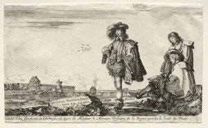 Various Figures and Landscapes, 1649. Creator: Stefano Della Bella (Italian, 1610-1664)