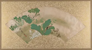 Various Plants and Grass, late 19th century. Creator: Shibata Zeshin Various Plants and Grass, late 19th century. Creator: Shibata Zeshin
