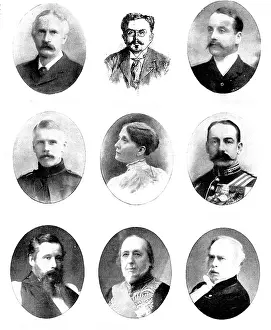 Fry Elliott Prints: Various portraits, 1898. Creators: Henry Joseph Whitlock
