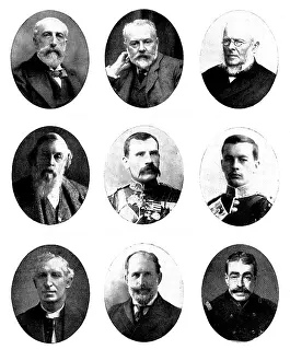 Calderon Prints: Various portraits, 1898. Creators: Russell & Sons