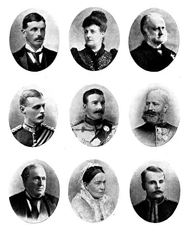 The Raj Prints: Various portraits, 1898. Creators: Unknown, Elliott & Fry, John Chancellor, Lafayette