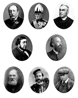 Frederick Prints: Various portraits, 1898. Creators: Unknown