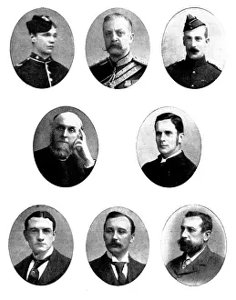 Disease Prints: Various portraits, 1898. Creators: Unknown, Maull & Fox, Arthur Debenham, Elliott & Fry