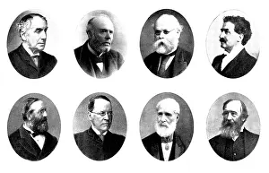 Engineering Prints: Various portraits, 1898. Creators: Unknown