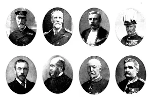 The Raj Prints: Various portraits, 1898. Creators: Unknown, Russell & Sons, Maull & Fox, Elliott & Fry