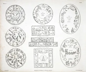Various representations of the Zodiac, 1822