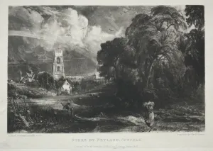 Various Subjects of Landscape, Characteristic of English Scenery... Stoke by Neyland, Suffolk, 1830
