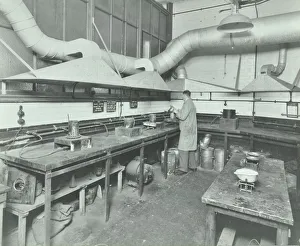 Varnish Laboratory, Borough Polytechnic, Southwark, London, 1936