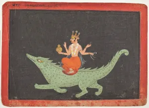 Limb Prints: Varuna, the God of Waters (image 1 of 3), between 1675 and 1700. Creator: Unknown