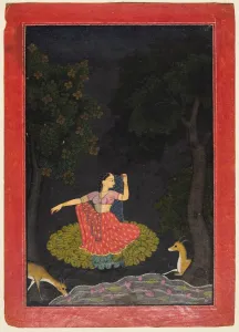 Vasaksajja Nayika, c. 1750. Creator: Unknown