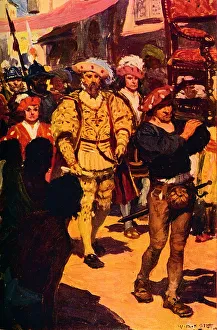Vasco Da Gama Visiting the King of Calicut, 1498 (c1912) Vasco Da Gama Visiting the King of Calicut, 1498 (c1912)