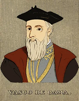 Vasco De Gama, (c1460s-1524), 1830. Creator: Unknown Vasco De Gama, (c1460s-1524), 1830. Creator: Unknown