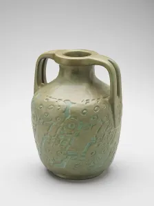 Pale Colour Prints: Vase, about 1915. Creators: Elizabeth Gray Overbeck