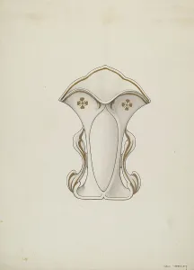 Dana Bartlett Prints: Vase, 1937. Creator: Dana Bartlett