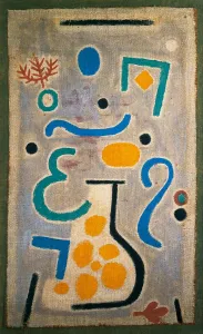 Oil On Burlap Prints: The Vase, 1938