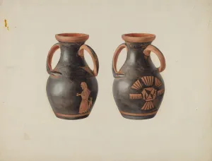 Handles Collection: Vase, 1939. Creator: Alfred H. Smith