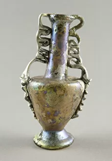 Glass Blown Technique Collection: Vase, 4th-6th century. Creator: Unknown