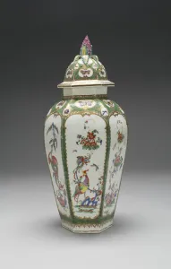 Vase, Bristol, c. 1760 / 65. Creator: Bristol Porcelain Factories