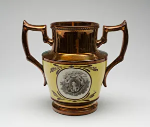 Laurel Wreath Collection: Vase, c. 1850. Creator: Unknown