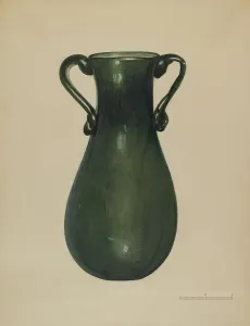 Anna Aloisi Prints: Vase, c. 1936. Creator: Anna Aloisi