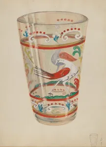 Sterling Ella Josephine Prints: Vase, c. 1936. Creator: Ella Josephine Sterling