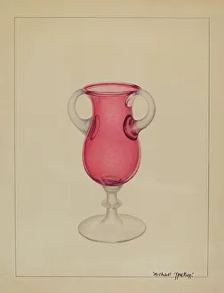 Michael Trekur Prints: Vase, c. 1936. Creator: Michael Trekur