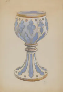 Vase, c. 1936. Creator: Robert Stewart