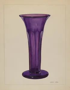 Vase, c. 1937. Creator: Janet Riza
