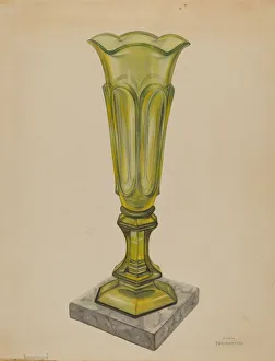 Clear Prints: Vase, c. 1937. Creator: John Tarantino