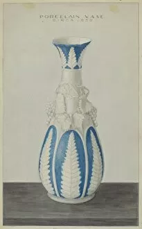 Relief Collection: Vase, c. 1938. Creator: Cleo Lovett