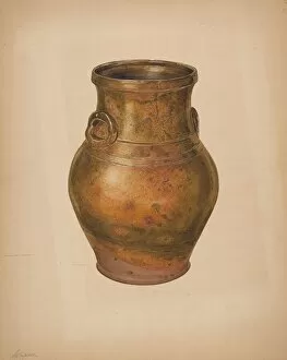 Capelli Giacinto Gallery: Vase, c. 1938. Creator: Giacinto Capelli