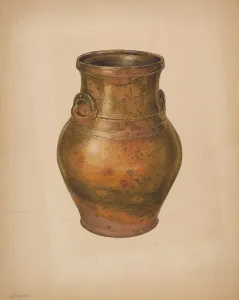 Capelli Giacinto Gallery: Vase, c. 1938. Creator: Giacinto Capelli