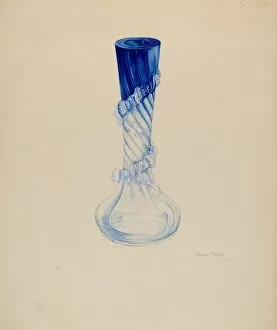 Stem Gallery: Vase, c. 1938. Creator: Grace Halpin