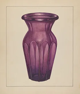 Vase, c. 1938. Creator: Isidore Steinberg