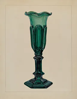 Riza Janet Prints: Vase, c. 1940. Creator: Janet Riza
