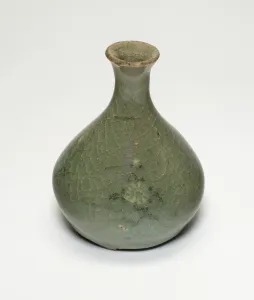 Goryeo Prints: Vase with Chrysanthemum Flower Heads, Korea, Goryeo dynasty (918-1392), mid-13th century
