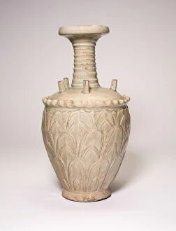 10th Century Gallery: Vase with Cup-Shaped Mouth and Five Spouts... Northern Song dynasty