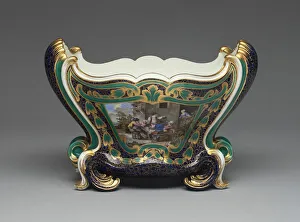 Sevres Prints: Vase (Cuvette Mahon), Sevres, c. 1760. Creators: Sevres Porcelain Manufactory