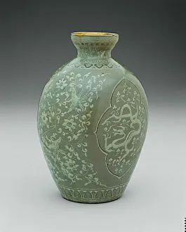 Phoenix Prints: Vase with Dragon and Phoenix, Korea, Goryeo dynasty (918-1392)